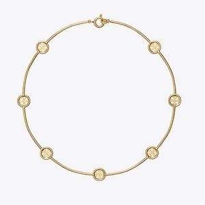 Tory Burch Miller Stud Necklace Authentic **